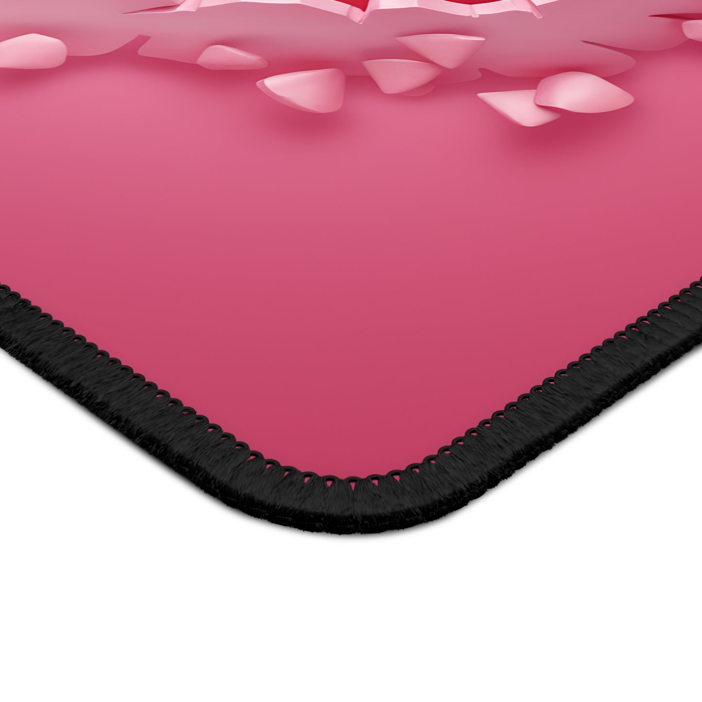 Fluffy Puppy Love Heart Mouse Pad