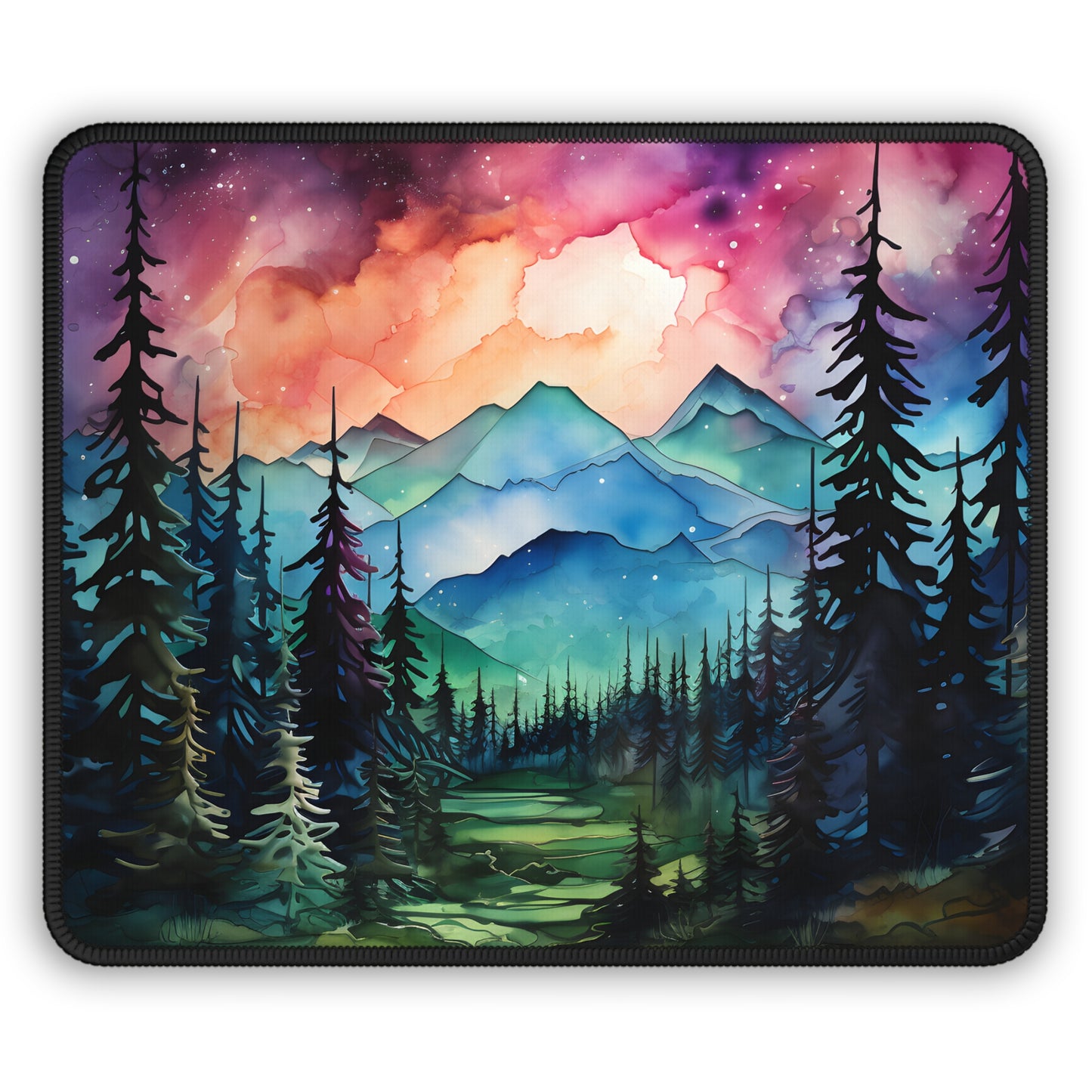 Mystic Mountain Forest Mouse Pad