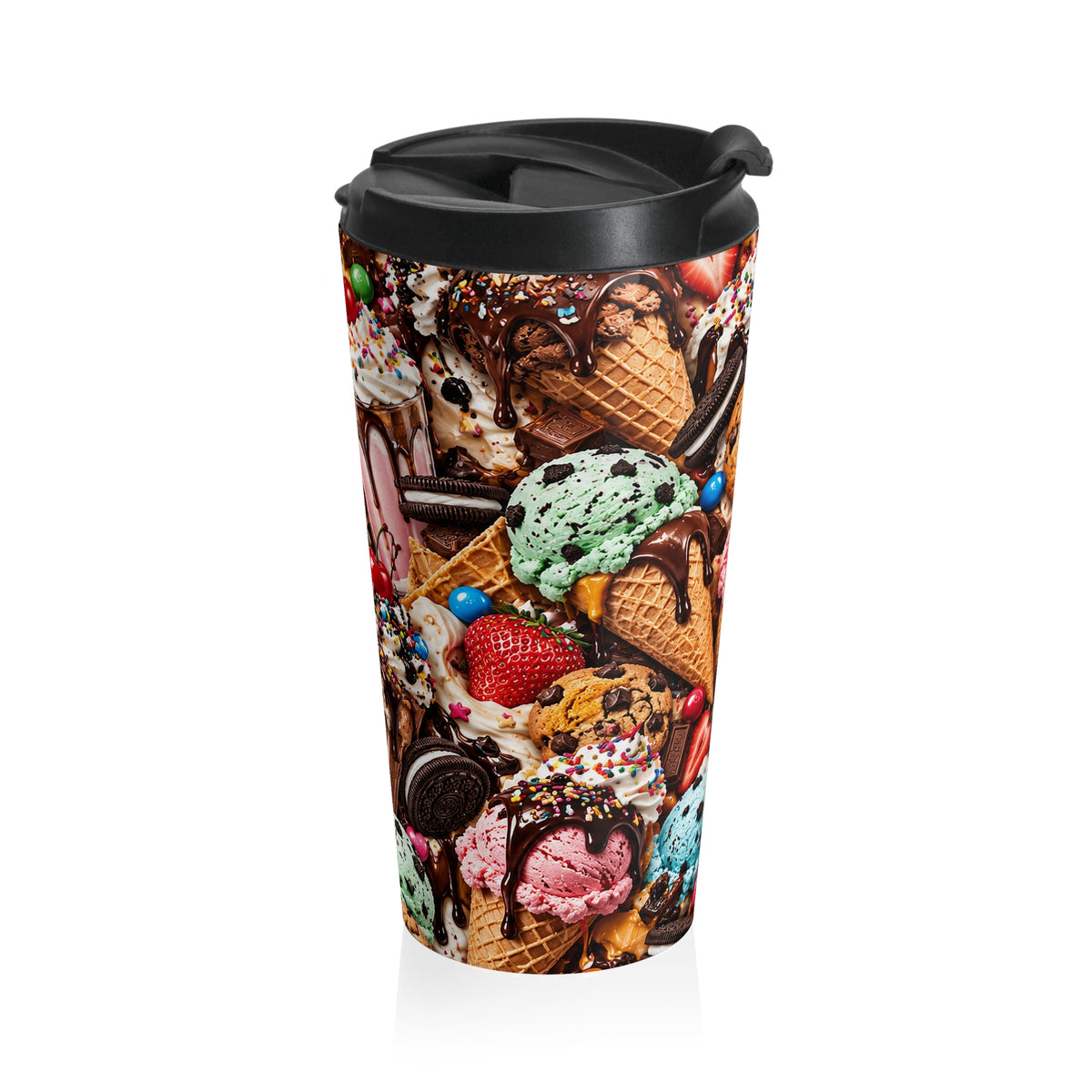 Sweet Tooth Overload Stainless Steel Travel Mug