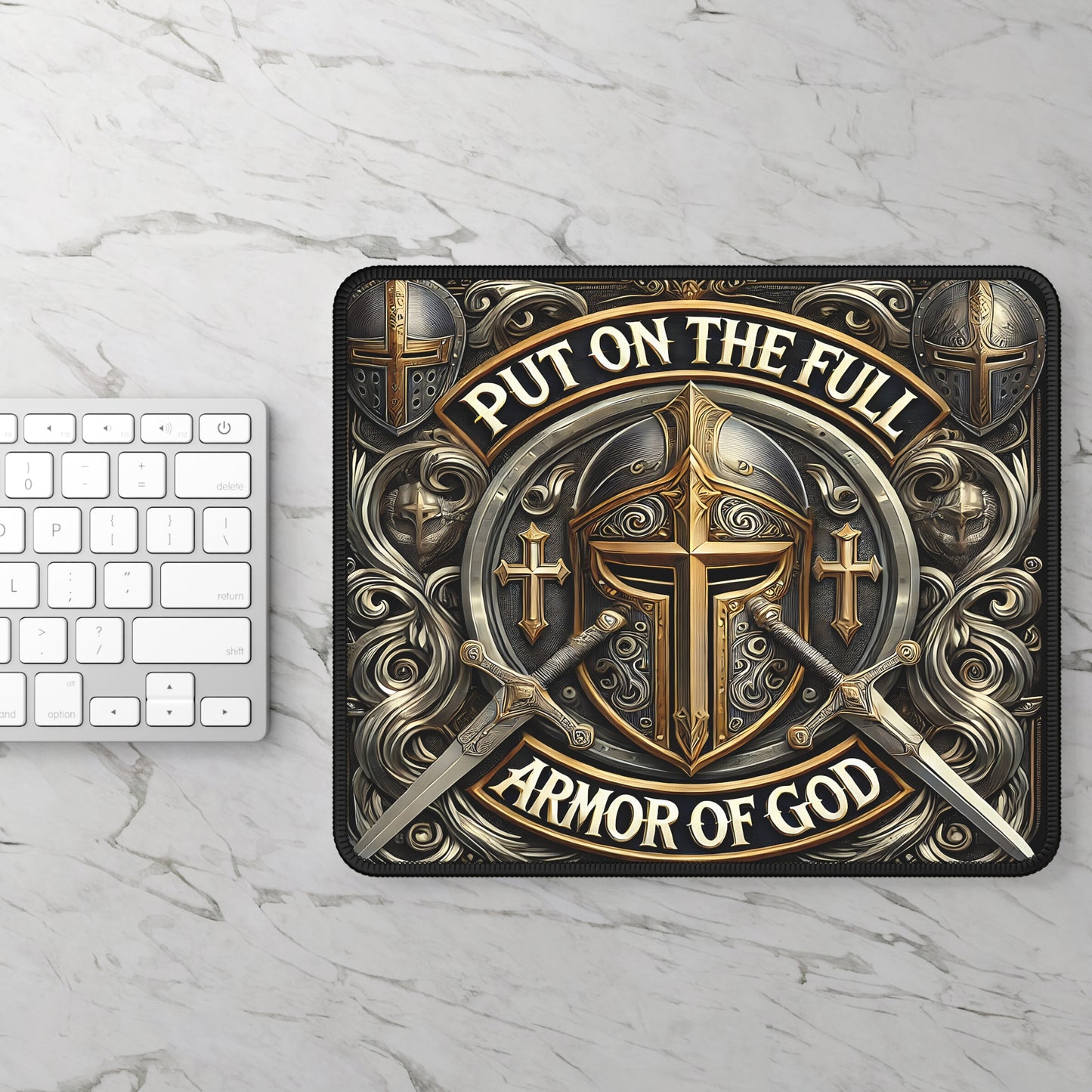 Put On the Full Armor of God Mouse Pad