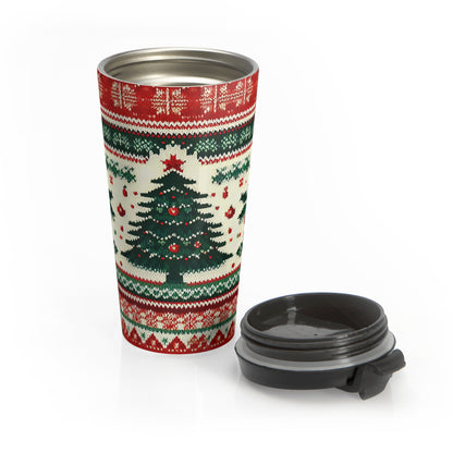 Ugly Christmas Sweater Holiday Travel Mug