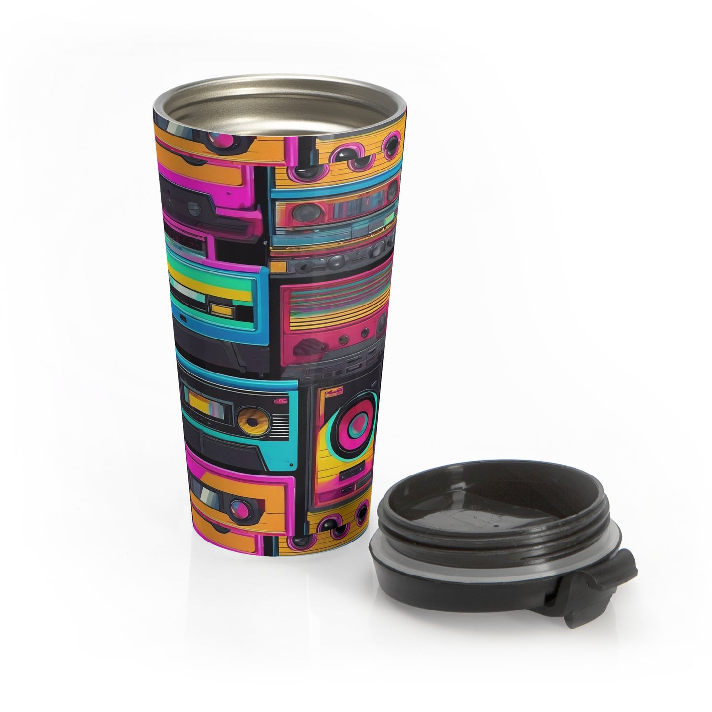 Retro Boombox Travel Mug