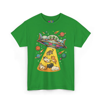 Alien Cat Abduction T-Shirt