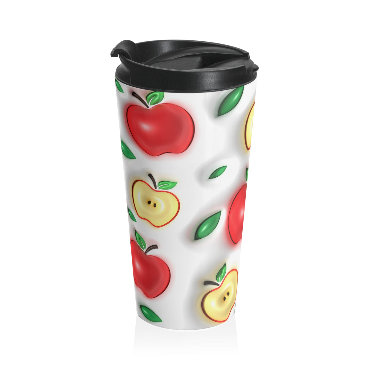 Apple A Day Red Apple Stainless Steel Travel Mug