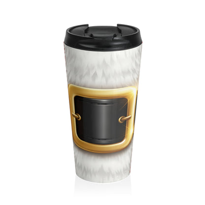 Santa Belt Fur Travel Mug