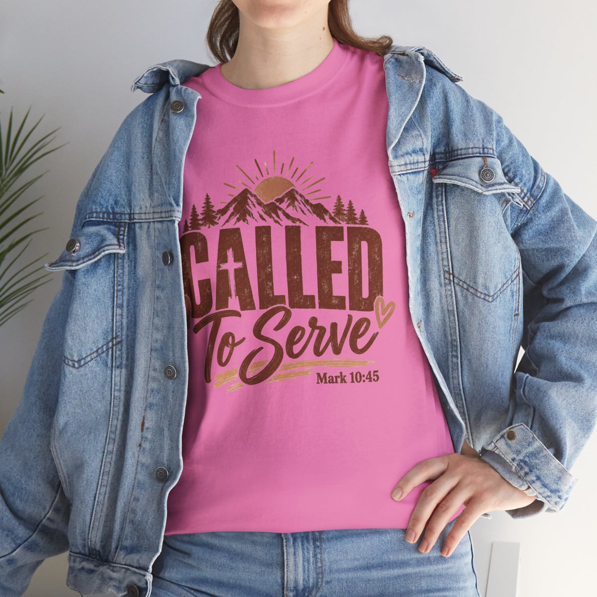 Called to Serve Mark 10:45 Christian T-Shirt