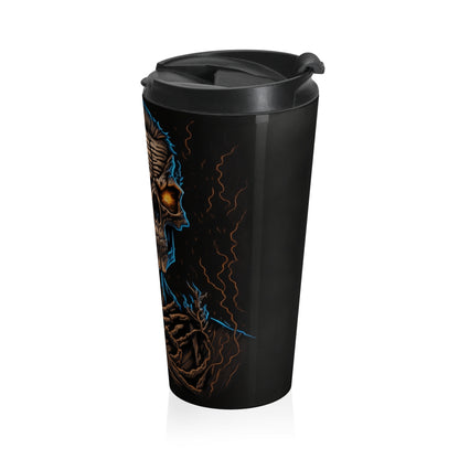 Infernal Skull Stainless Steel Travel Mug – 15oz