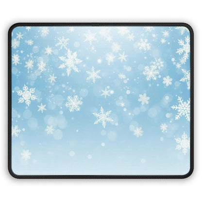 Soft Snowfall Serenity Mouse Pad