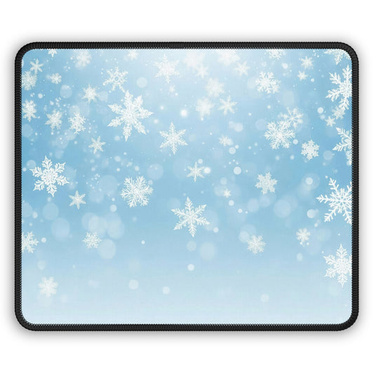 Soft Snowfall Serenity Mouse Pad