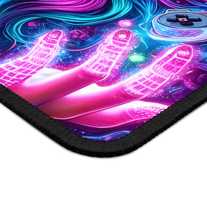 Neon Dreamwave Gamer Mouse Pad