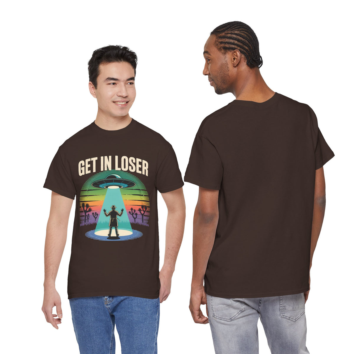 Get In Loser UFO Abduction T-Shirt