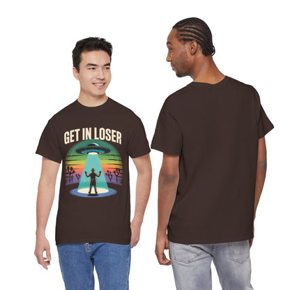 Get In Loser UFO Abduction T-Shirt