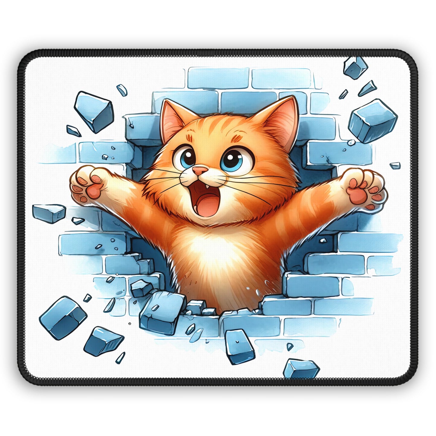 Brick Breaker Kitty Mouse Pad