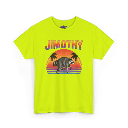 Jimothy Retro Sunset Raccoon T-Shirt