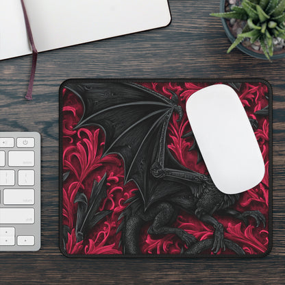 Crimson Shadow Dragon Mouse Pad