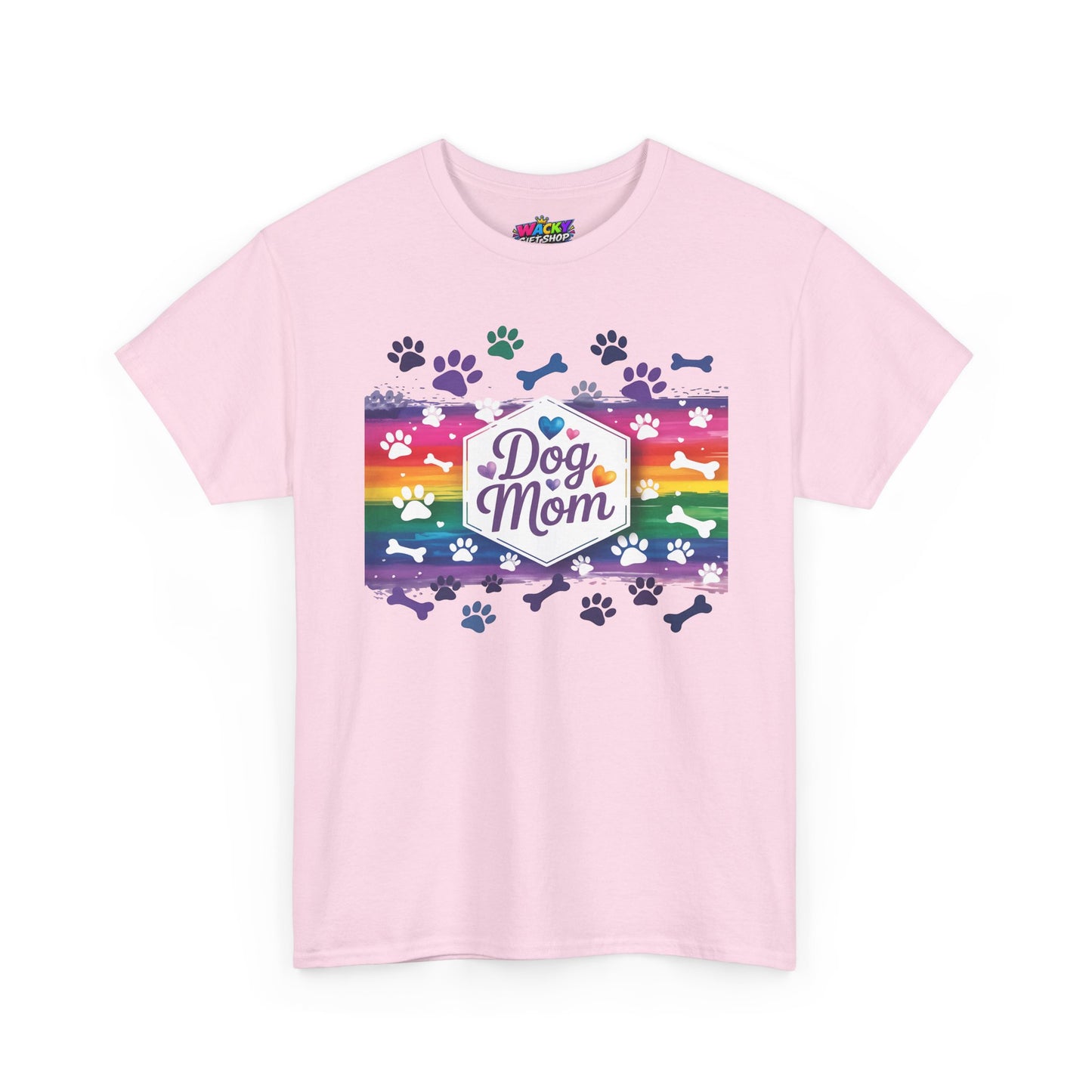 Dog Mom Rainbow T-Shirt