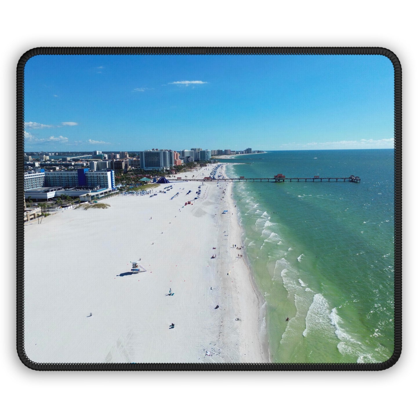 Coastal Florida Paradise Beach Mouse Pad