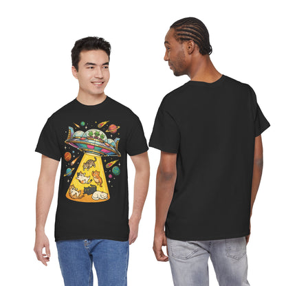 Alien Cat Abduction T-Shirt