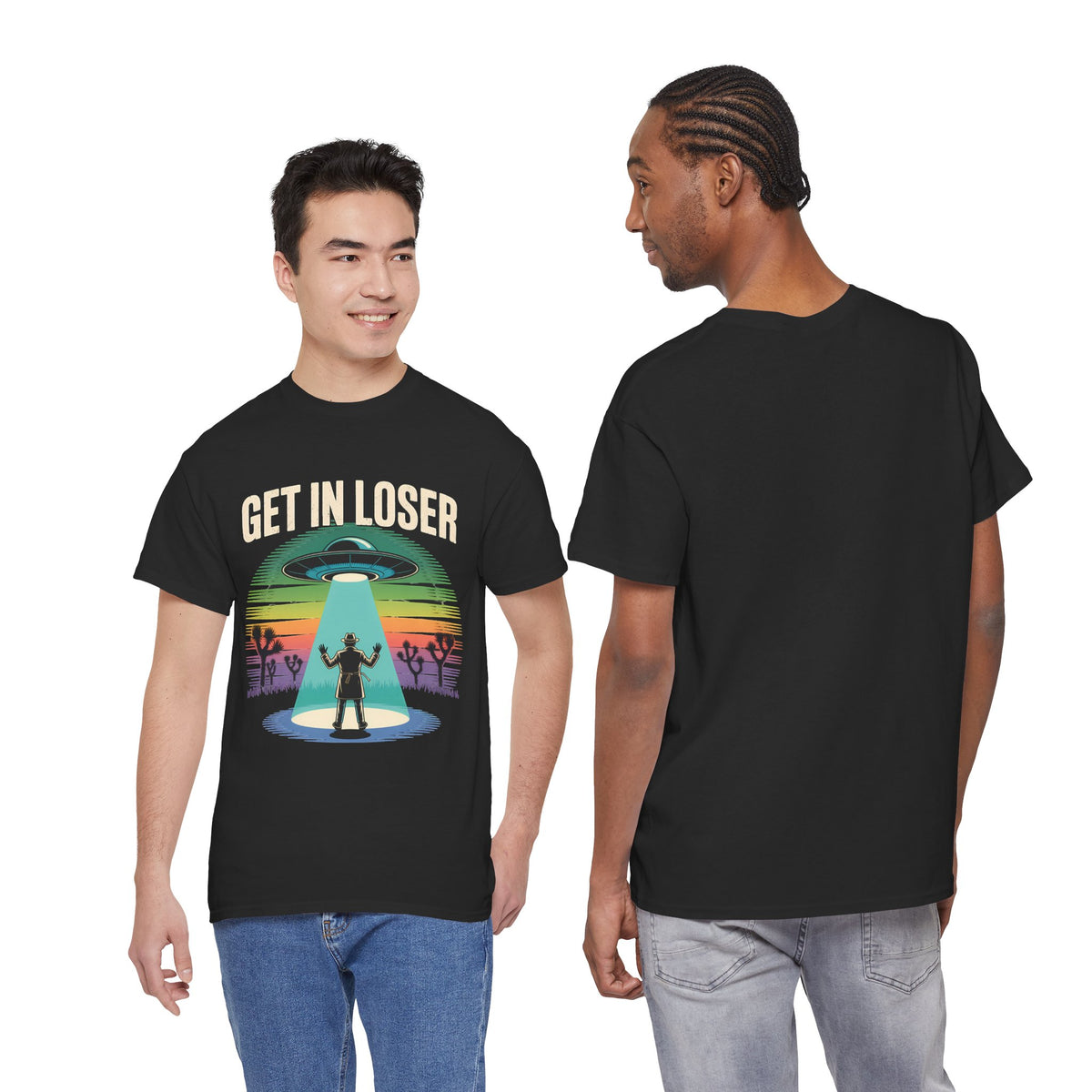 Get In Loser UFO Abduction T-Shirt