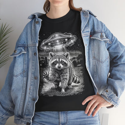Raccoon UFO Encounter T-Shirt