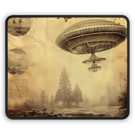 Retro Sky Vessel Mouse Pad