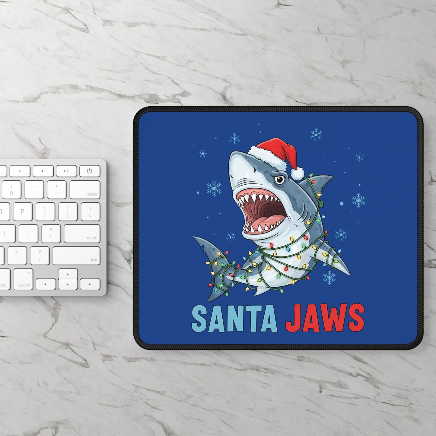 Santa Jaws Mouse Pad