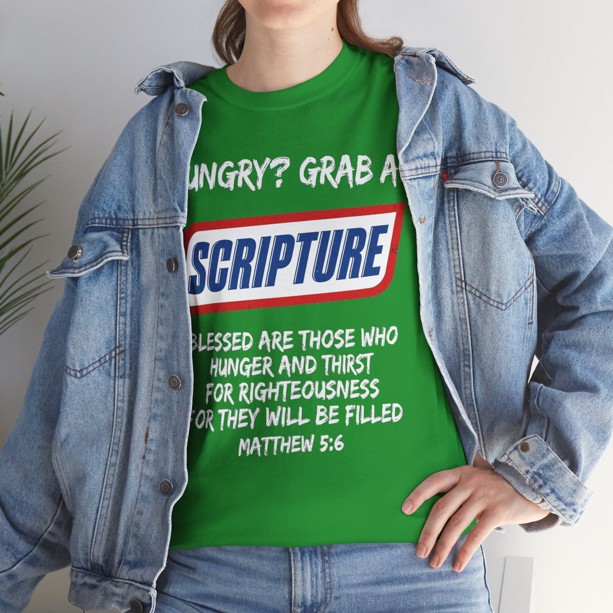Hungry? Grab a Scripture Christian T-Shirt