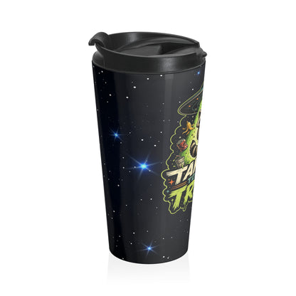 Take Me to Your Trash Raccoon UFO Stainless Steel Travel Mug