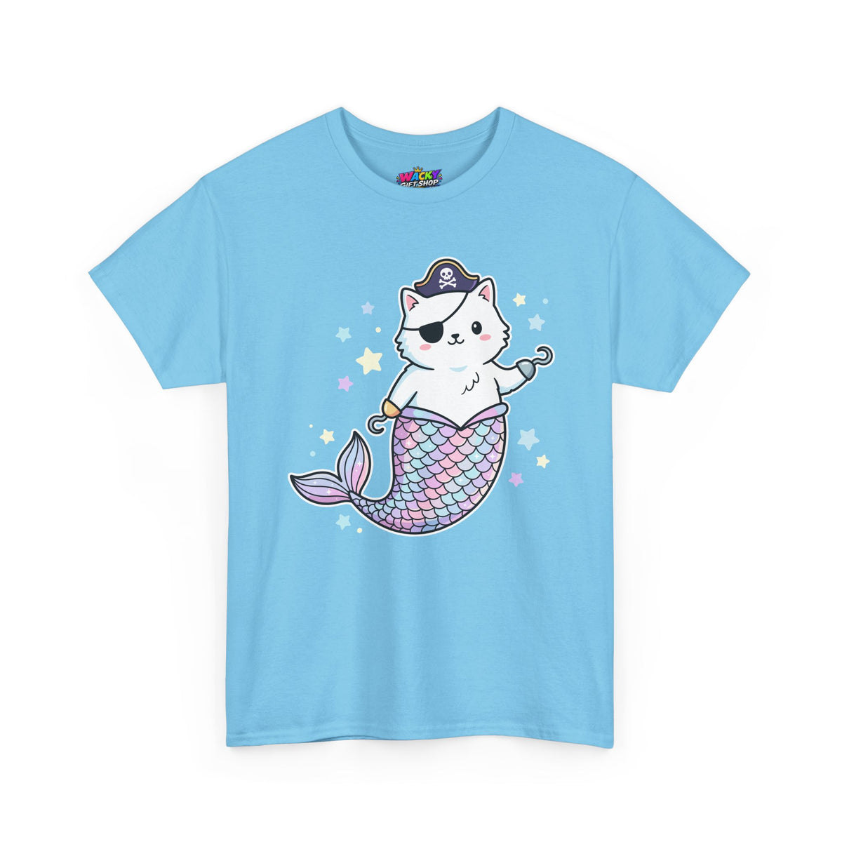Pirate Mermaid Cat T-Shirt