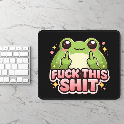 Frog Attitude Mouse Pad