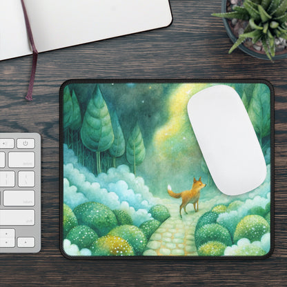 Enchanted Fox Forest Mouse Pad