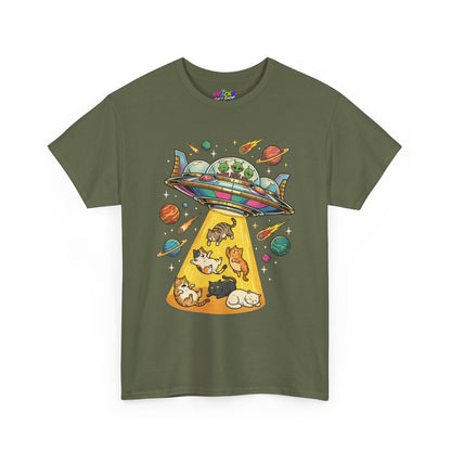Alien Cat Abduction T-Shirt