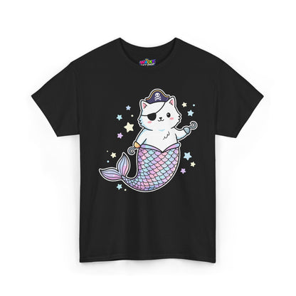 Pirate Mermaid Cat T-Shirt