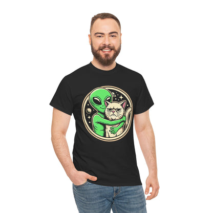 Alien Cat Encounter T-Shirt