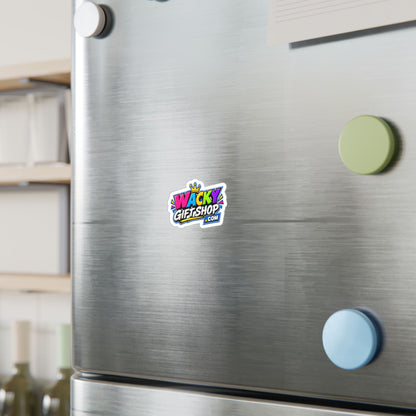 Official WackyGiftShop.com Logo Kiss-Cut Vinyl Sticker