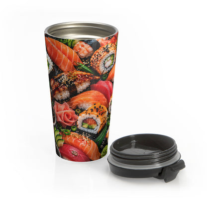 Sushi Lover Stainless Steel Travel Mug