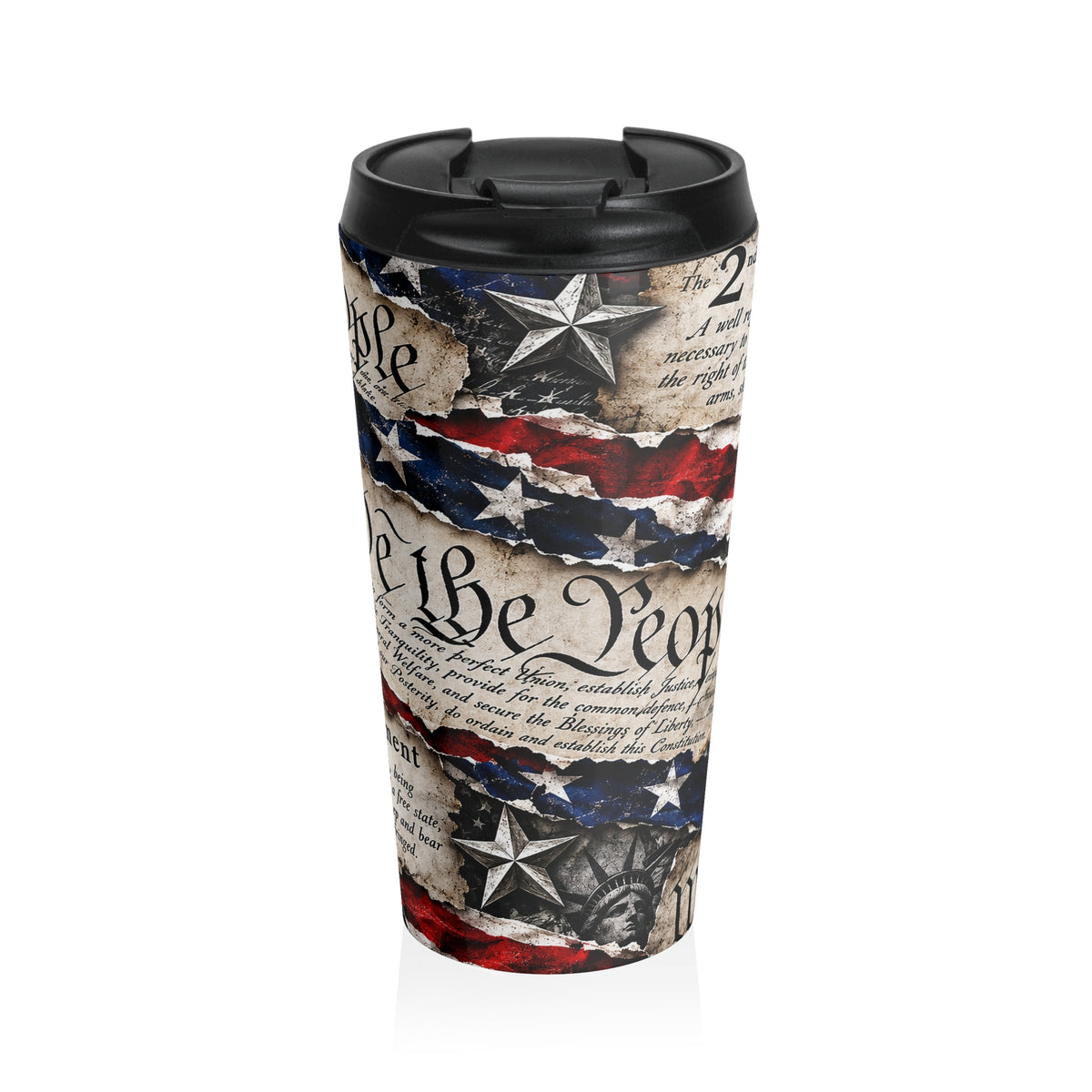 We The People 2nd Amendment Stainless Steel Travel Mug