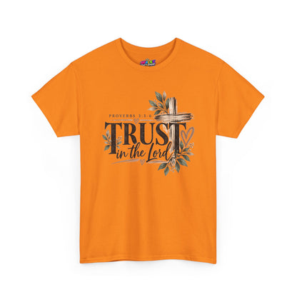 Trust in the Lord Proverbs 3:5-6 Christian T-Shirt