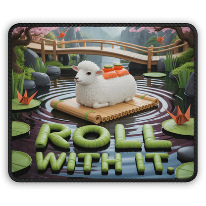 Roll With It Sheep Mouse Pad