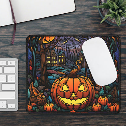 Enchanted Pumpkin Forest Mouse Pad