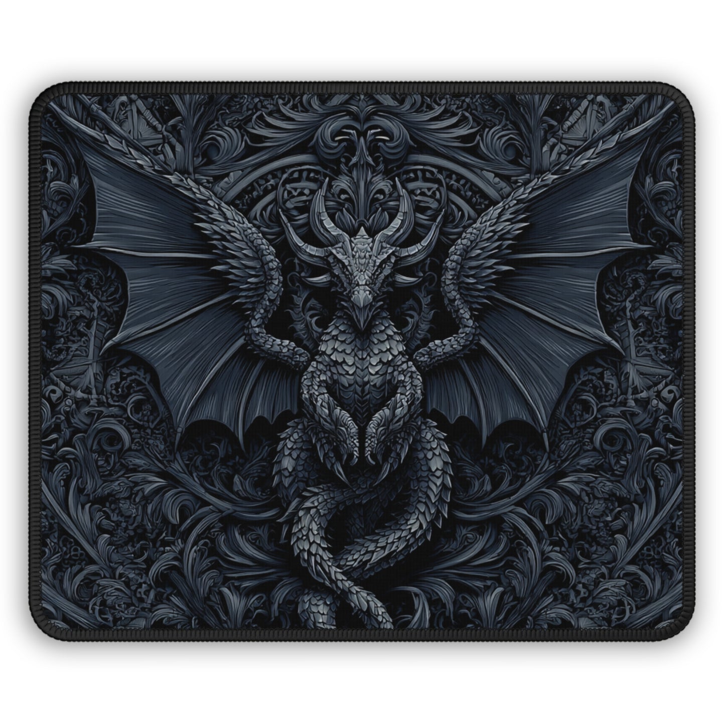 Midnight Dragon Gothic Mouse Pad