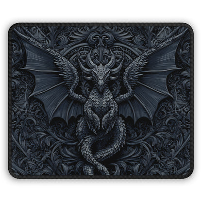 Midnight Dragon Gothic Mouse Pad