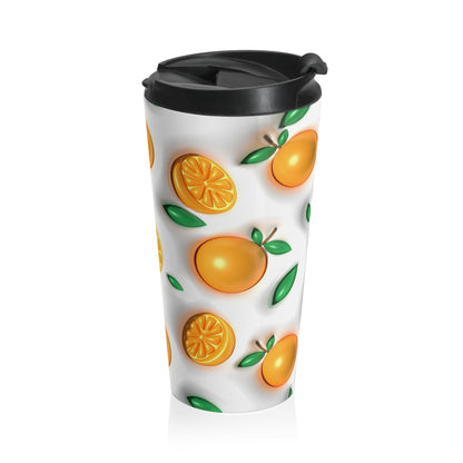 Orange You Glad Citrus Stainless Steel Travel Mug