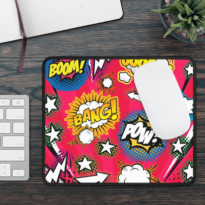 Comic Pop Art Explosion Mouse Pad