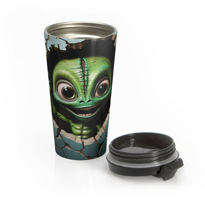 Alien Breakout Stainless Steel Travel Mug