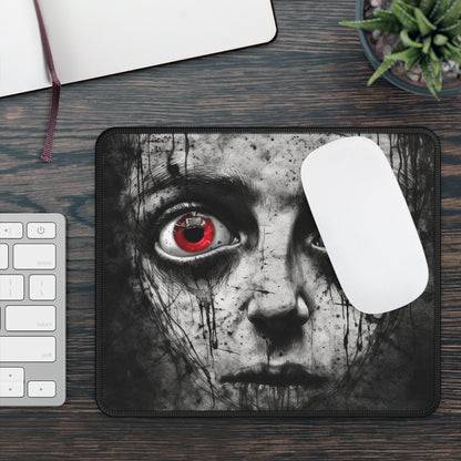 Crimson Eyes Horror Mouse Pad