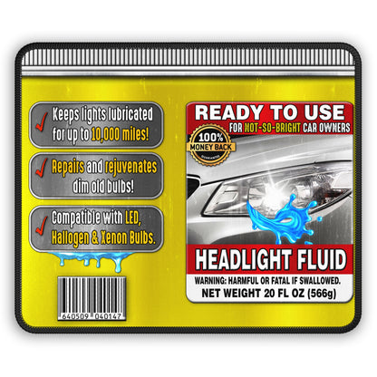 Headlight Fluid Mouse Pad