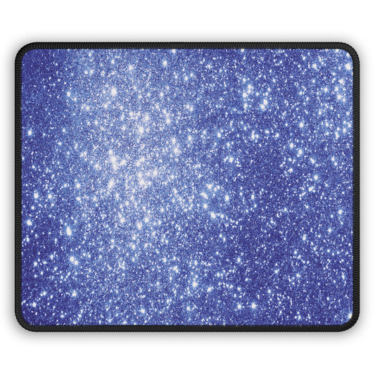 Sapphire Stardust Sparkle Mouse Pad