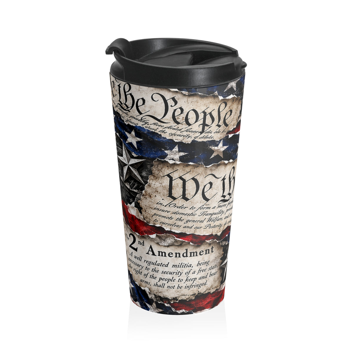 We The People 2nd Amendment Stainless Steel Travel Mug