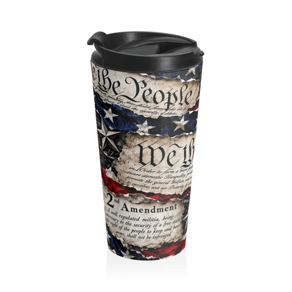 We The People 2nd Amendment Stainless Steel Travel Mug